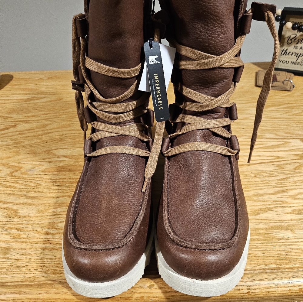 Mens brand new sorely Kezar waterproof  sheepskin fully  lined boots